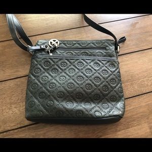 Giani Bernini Dark blue leather crossbody